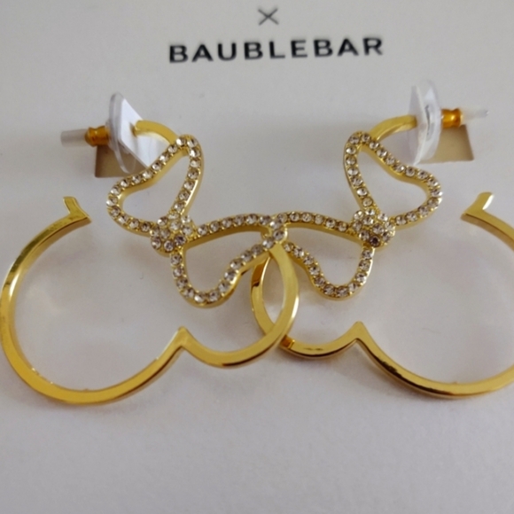 Disney Minnie Mouse gem bow stud - Picture 1 of 3